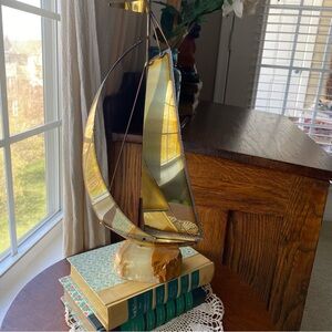 1970’s Mario Jason Mid-Century Elegant Sailboat Vintage  Sculpture